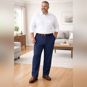 Jos. A. Bank Classic Blue Chinos Active Pants - NWT 44x30